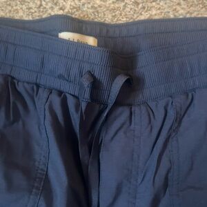 L.L. Bean Navy Elastic Waistband Shorts